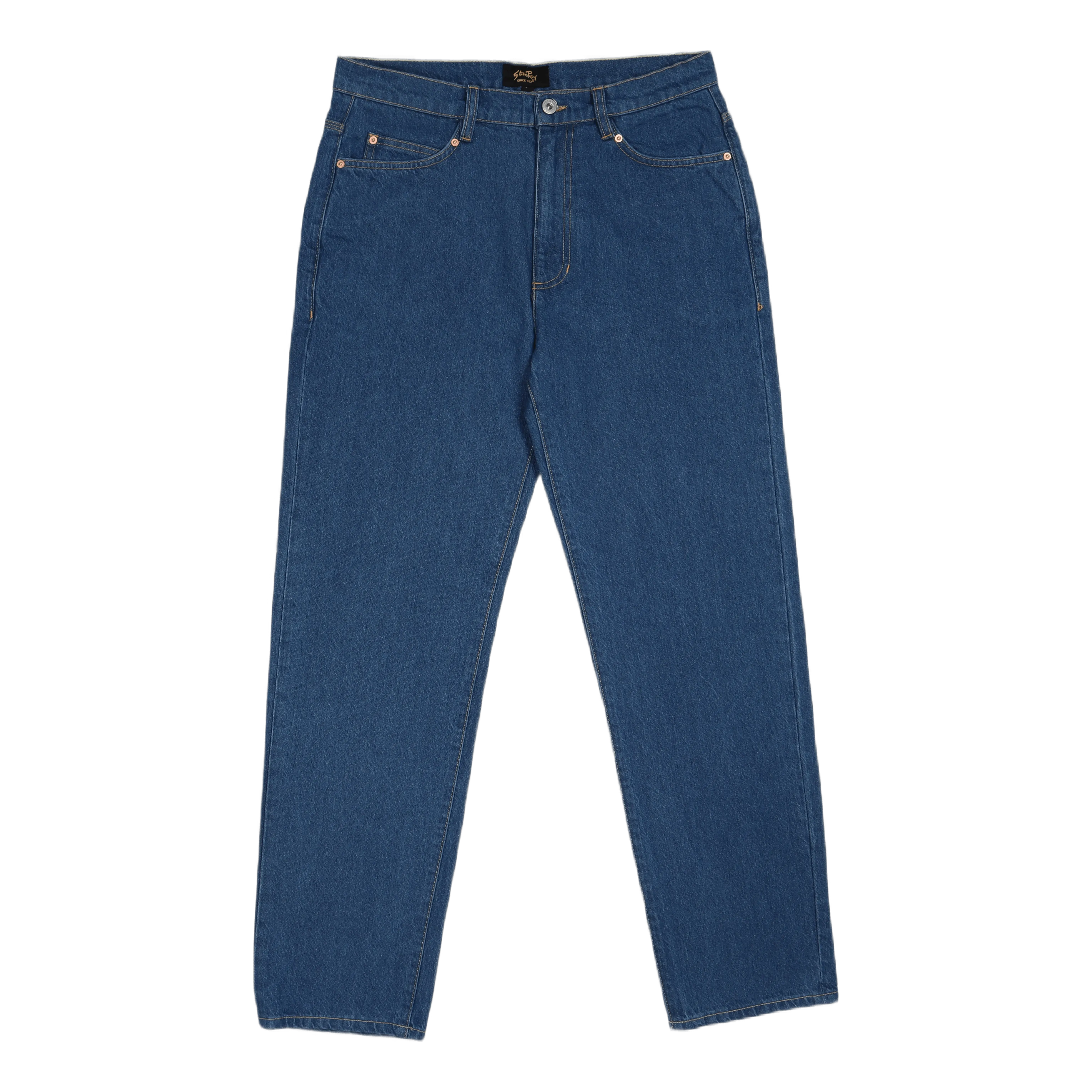 5 Pocket Straight Light Stone Denim
