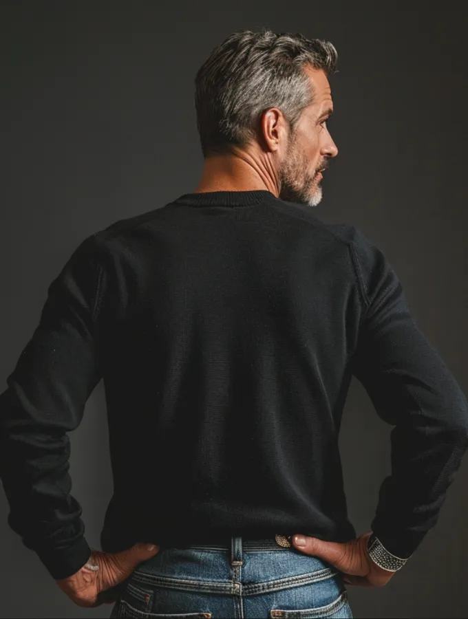 ALL DADS SWEATER - BLACK