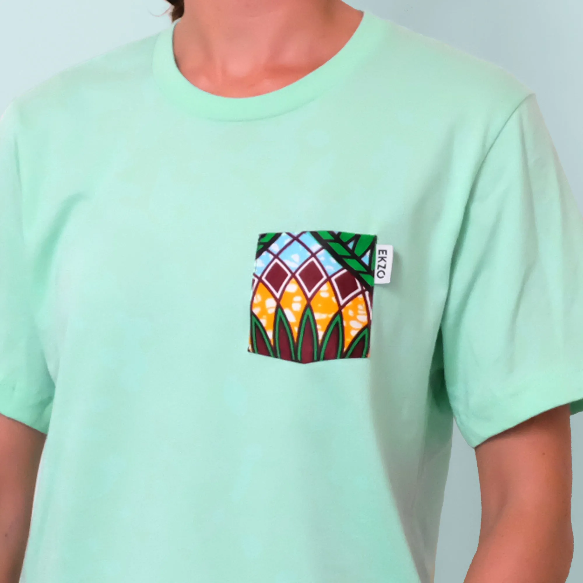 ANKARA Crop Tee Mint