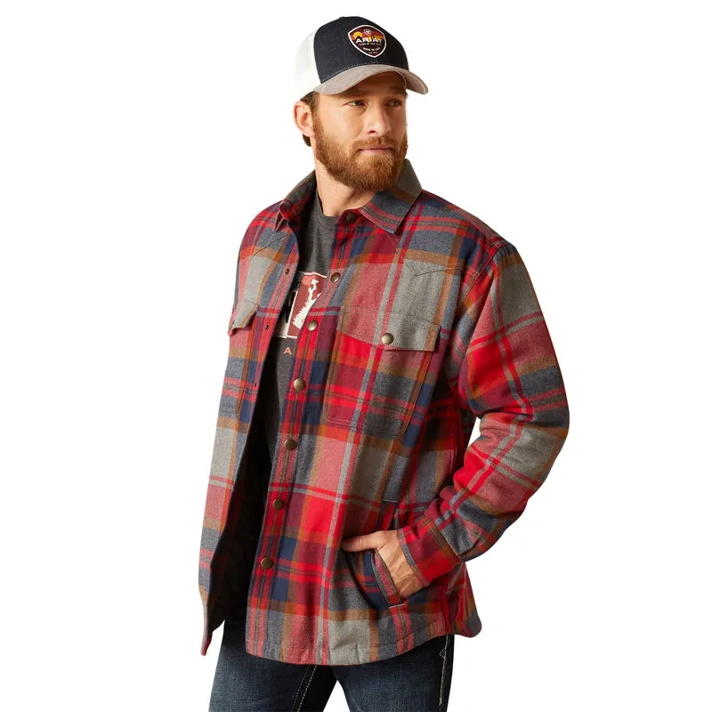 'Ariat' Men's Hoffman Shirt Jacket - Merlot