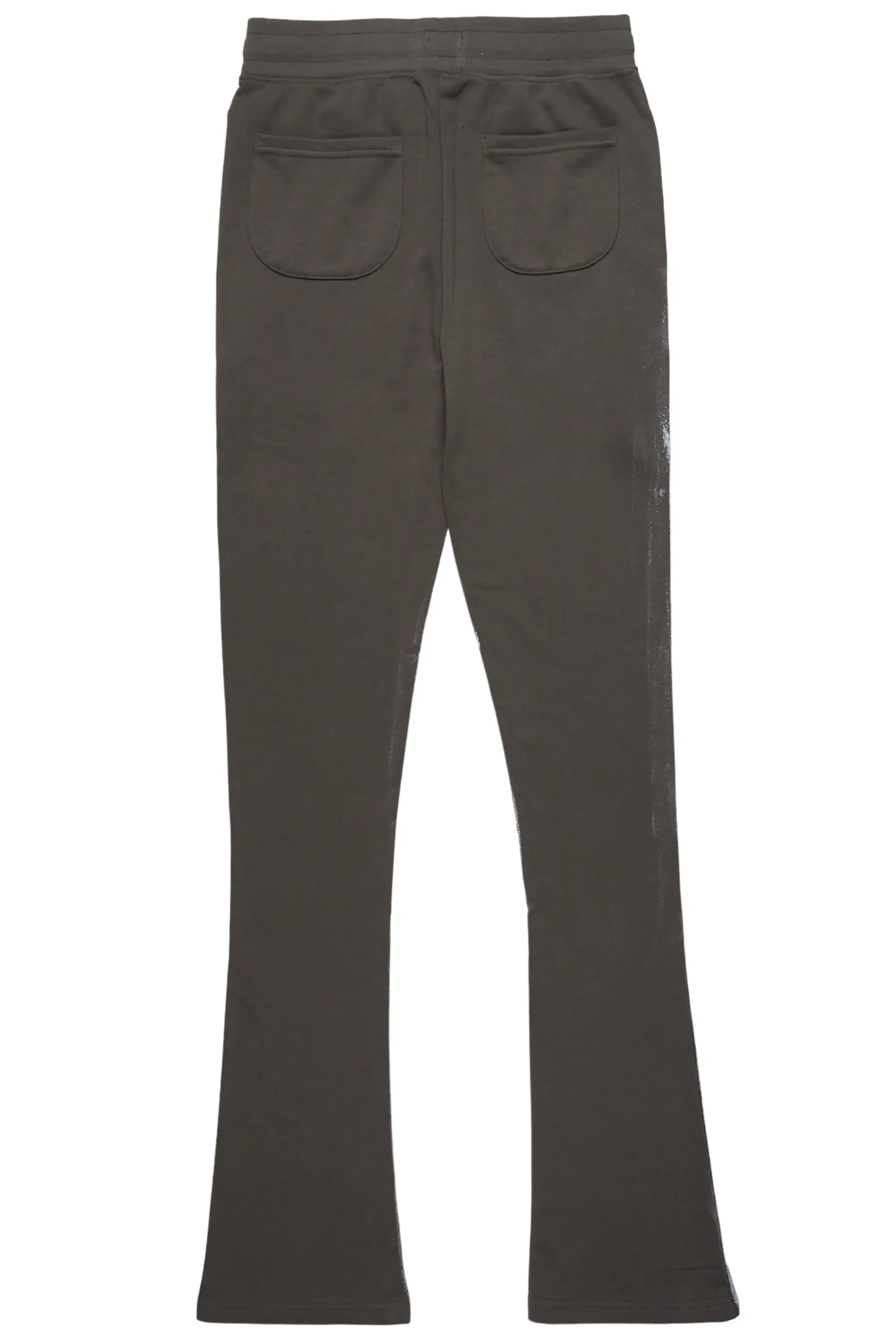 Barto Stacked Flare Pants in Olive, Perfect for Painters