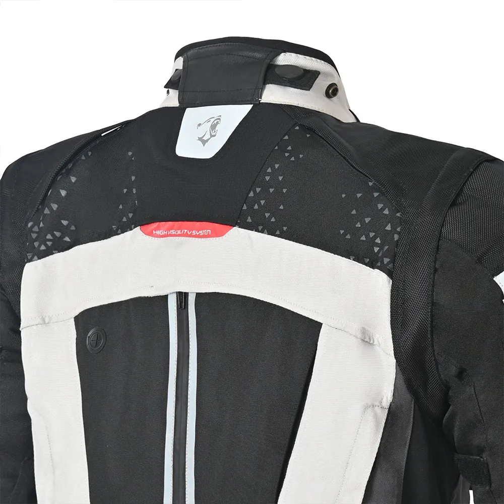 ICE GRAY BLACK Mens Winter Jacket: BELA Crossroad Extreme Water-Resistant