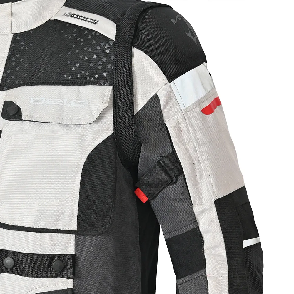 ICE GRAY BLACK Mens Winter Jacket: BELA Crossroad Extreme Water-Resistant