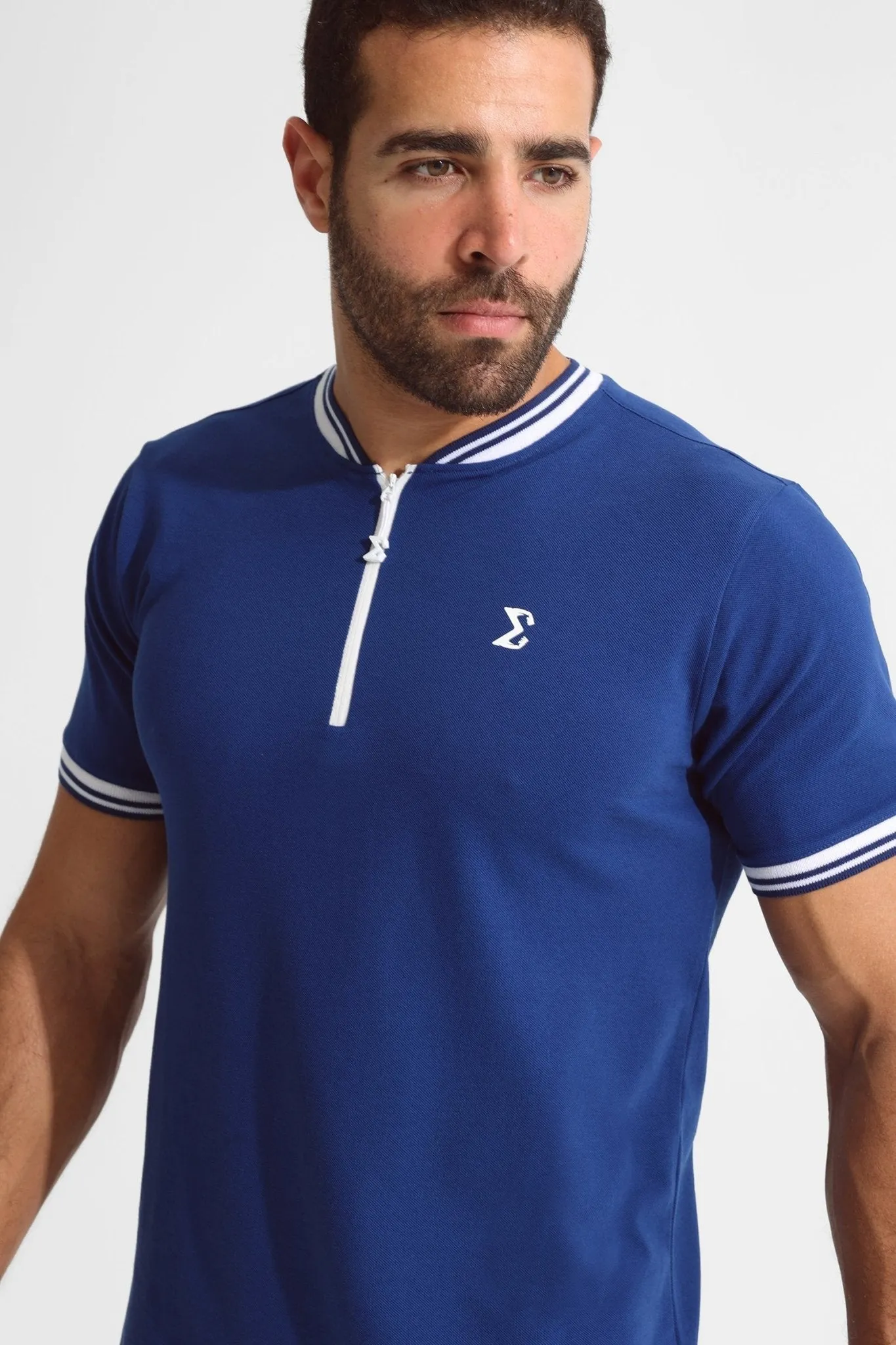 Bellwether Blue Surf Z Polo T-shirt