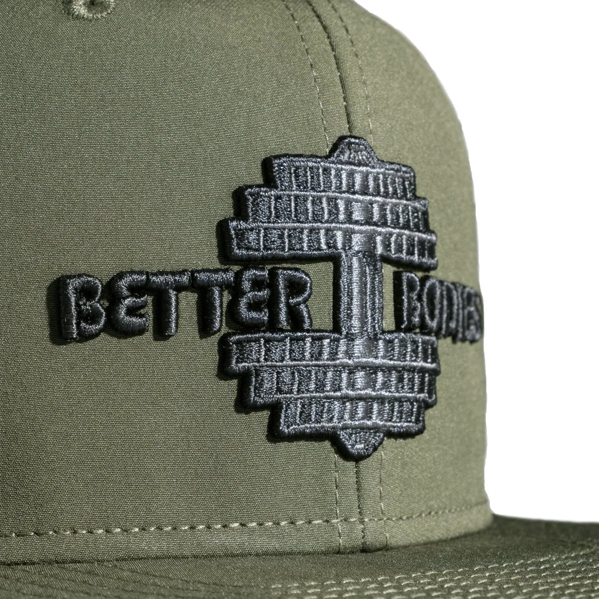 Better Bodies Flat Bill Cap - Washed Green