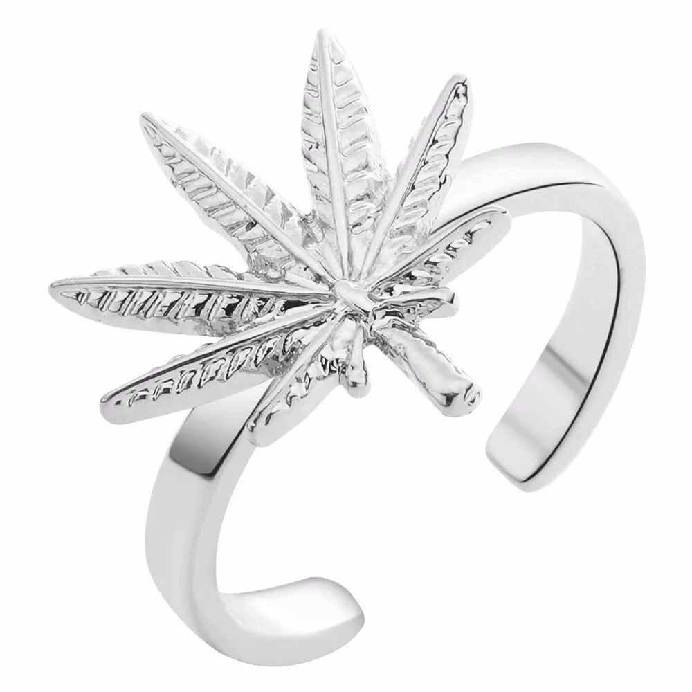 Dank Master Adjustable Weed Leaf Ring