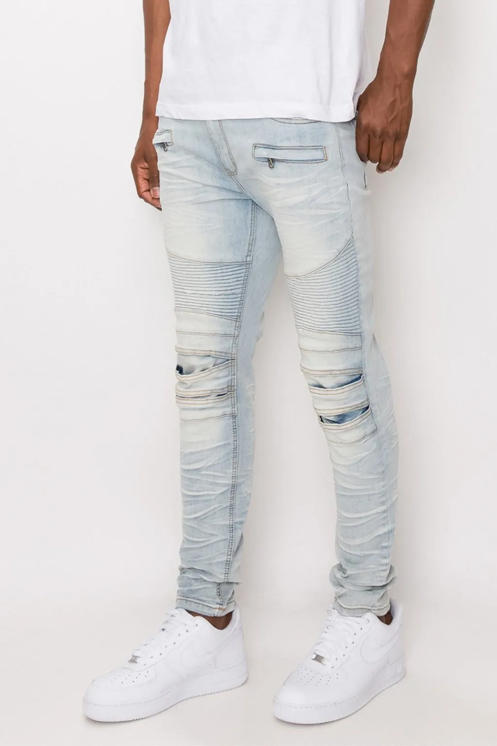 Get Started Stacked Skinny Flare Jeans