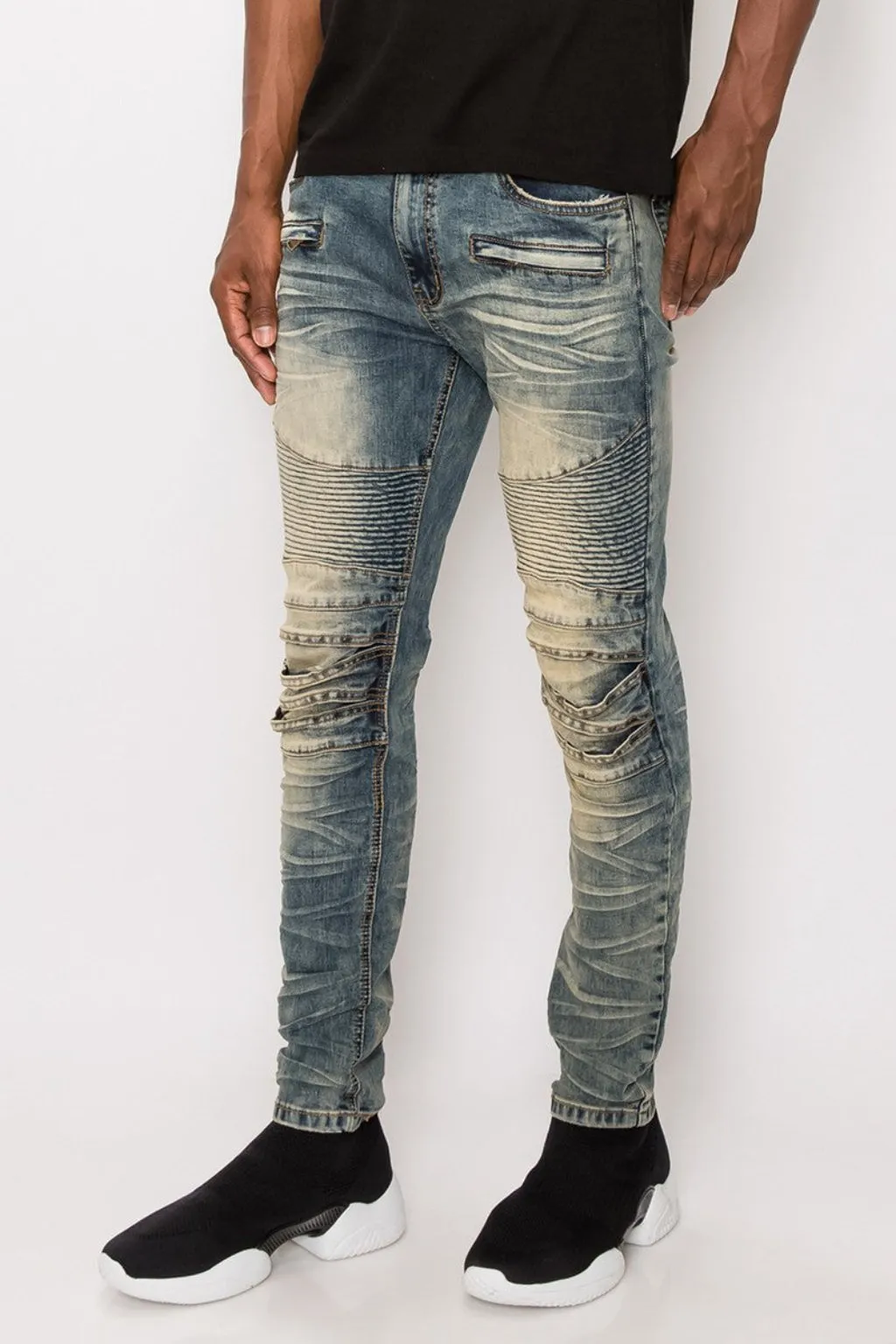 Get Started Stacked Skinny Flare Jeans