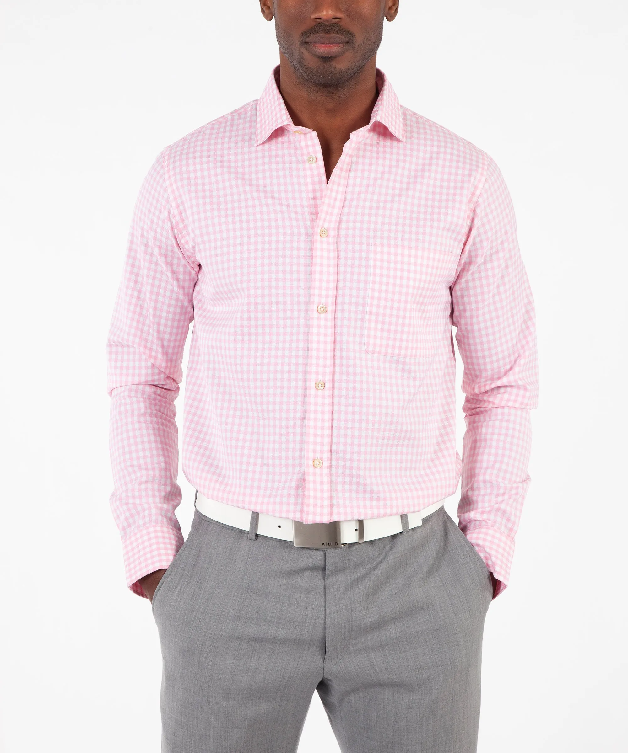 Heritage Italian-Made 100% Royal Oxford Cotton Gingham Sport Shirt