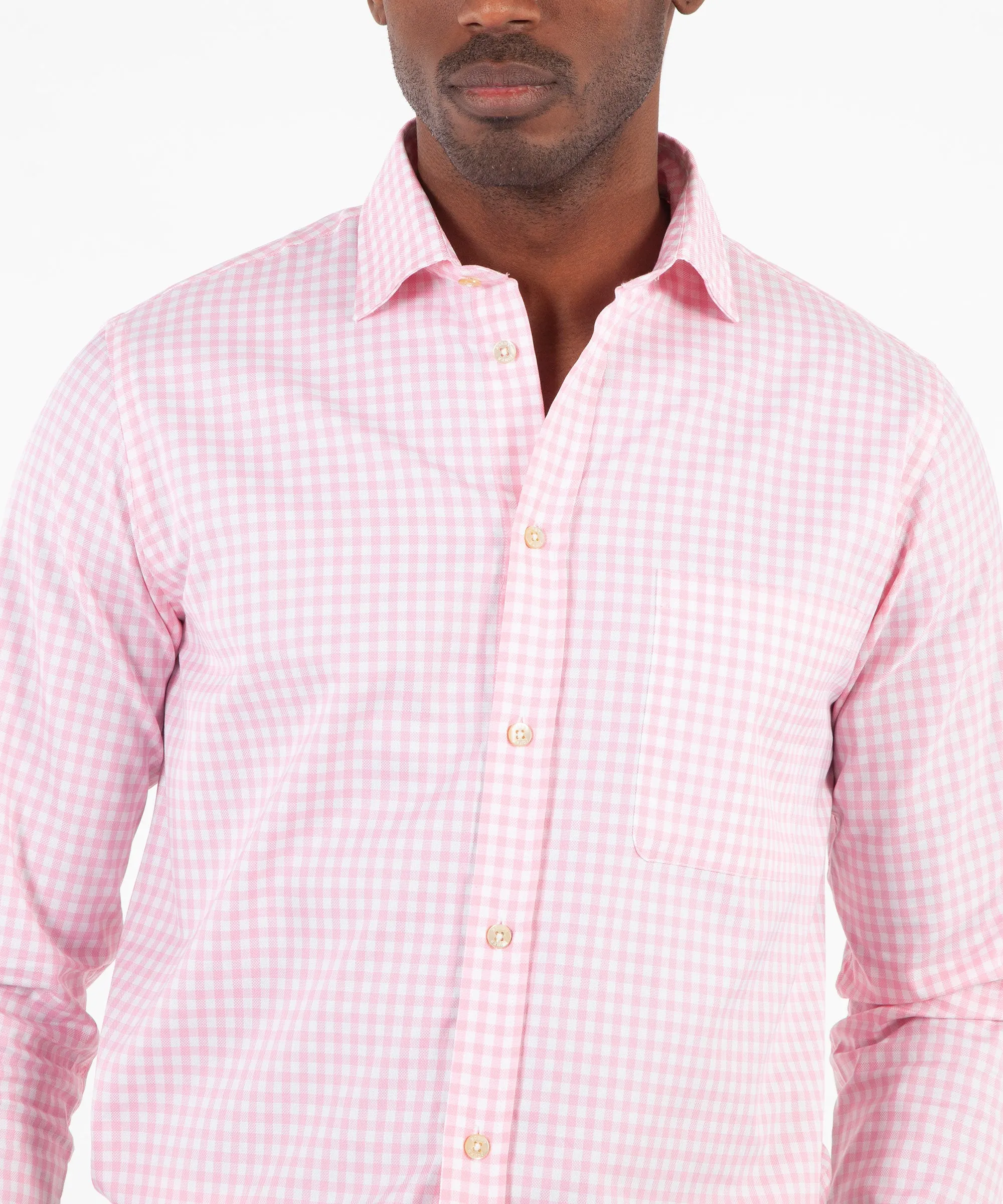 Heritage Italian-Made 100% Royal Oxford Cotton Gingham Sport Shirt