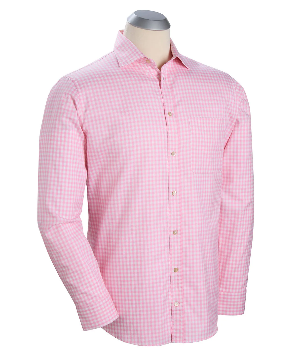 Heritage Italian-Made 100% Royal Oxford Cotton Gingham Sport Shirt