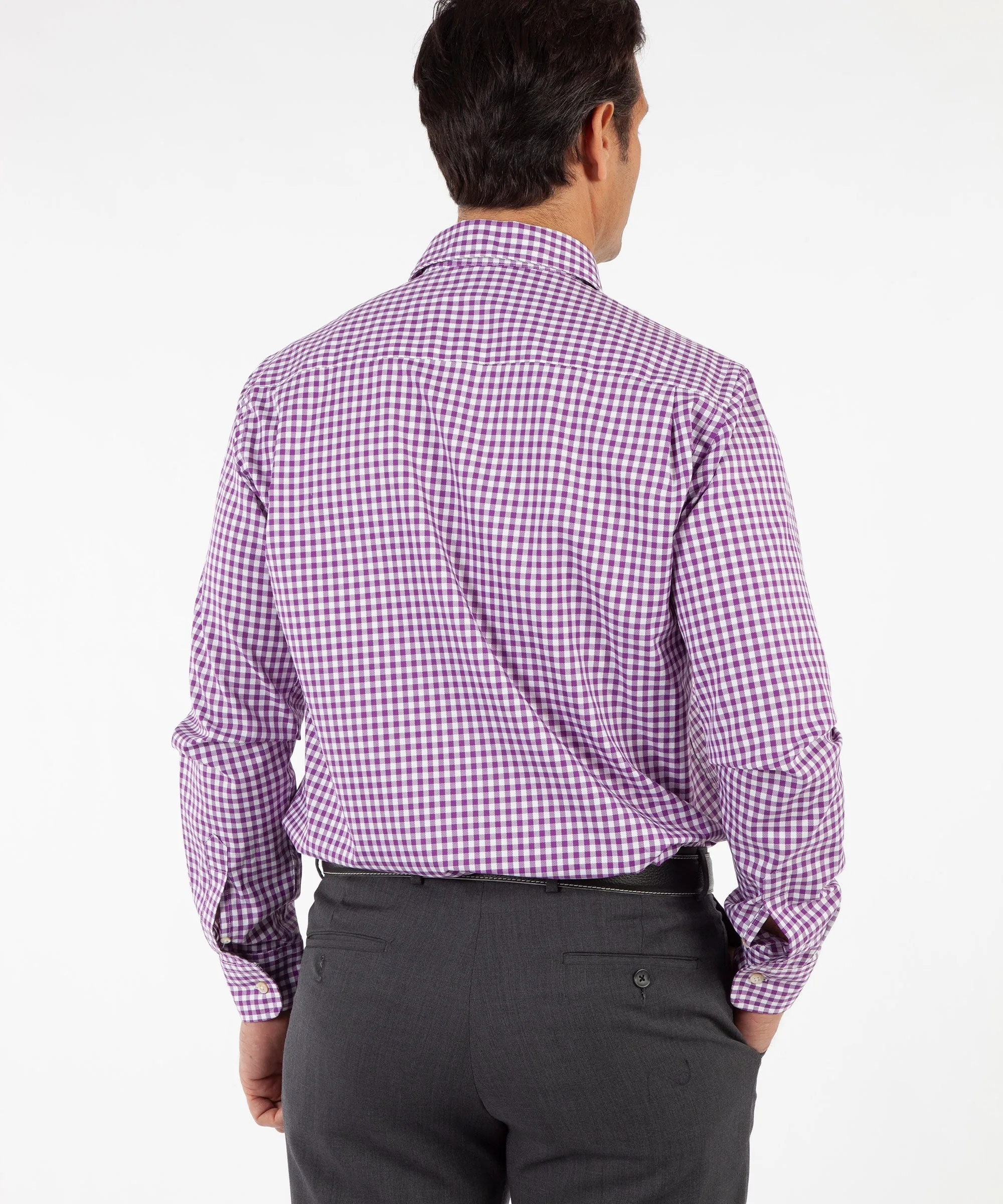 Heritage Italian-Made 100% Royal Oxford Cotton Gingham Sport Shirt