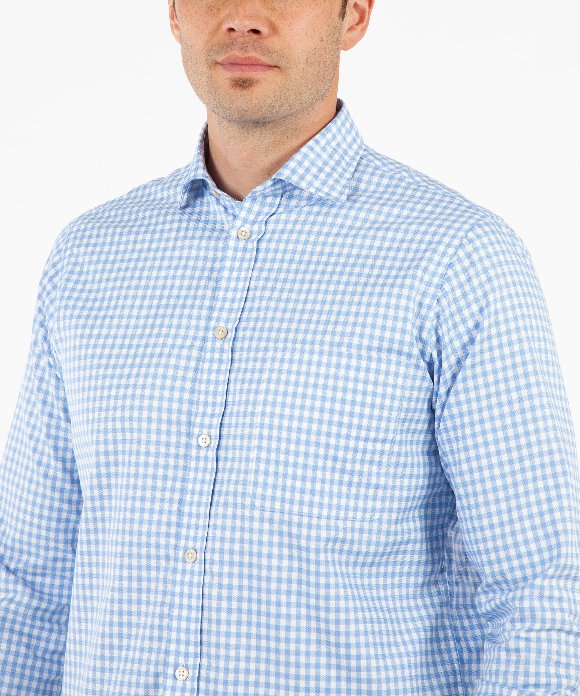 Heritage Italian-Made 100% Royal Oxford Cotton Gingham Sport Shirt