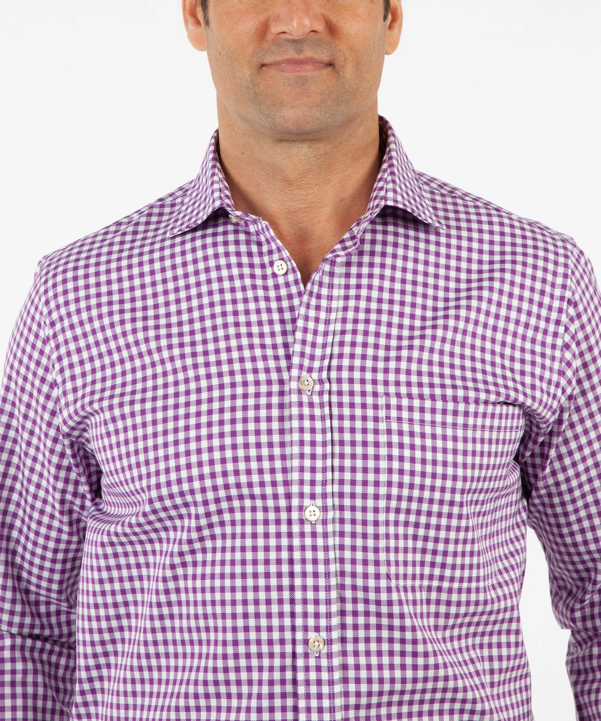 Heritage Italian-Made 100% Royal Oxford Cotton Gingham Sport Shirt