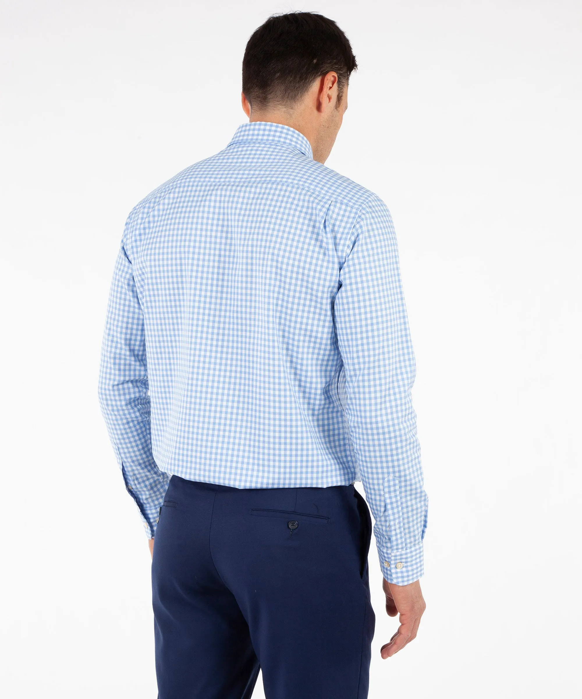 Heritage Italian-Made 100% Royal Oxford Cotton Gingham Sport Shirt