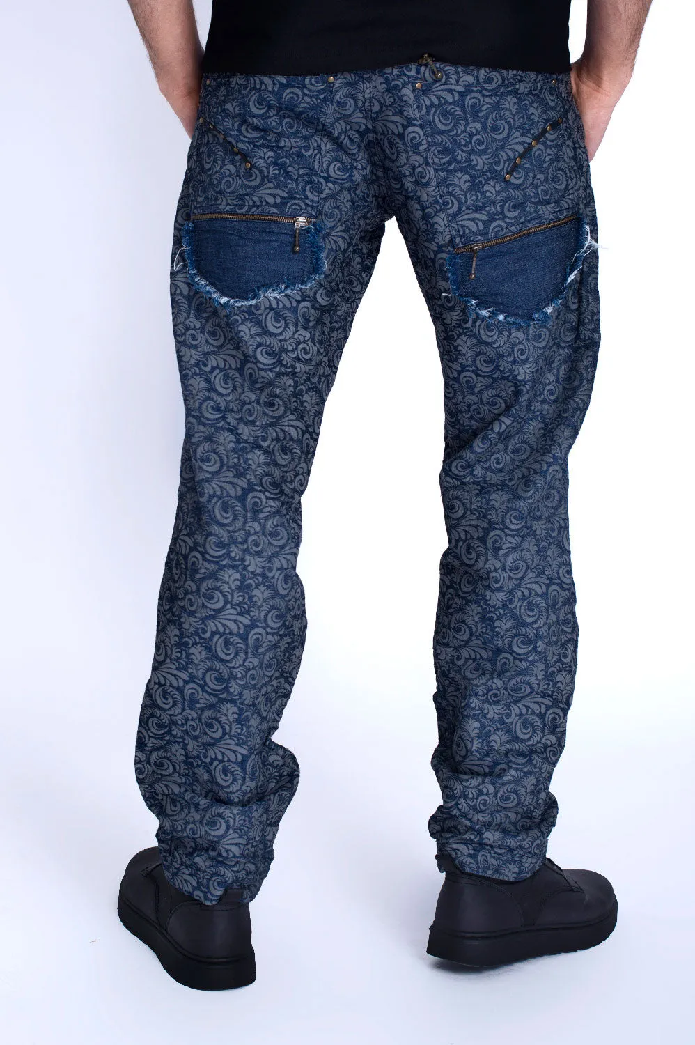 Comfortable Long Hypnosis Pattern Pants