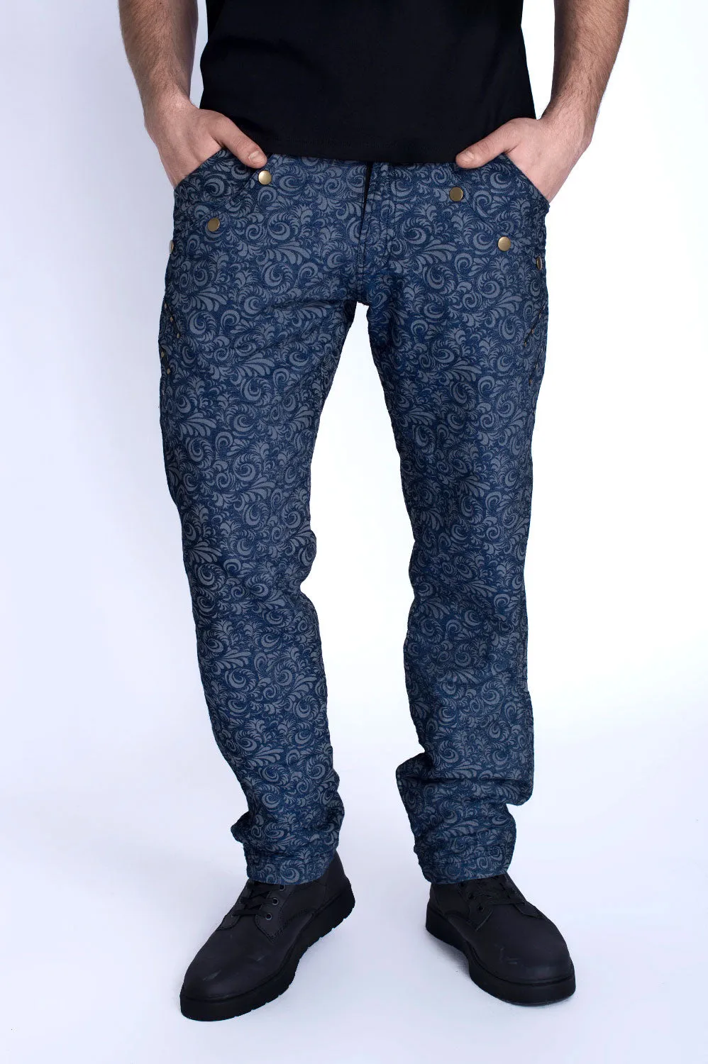 Comfortable Long Hypnosis Pattern Pants