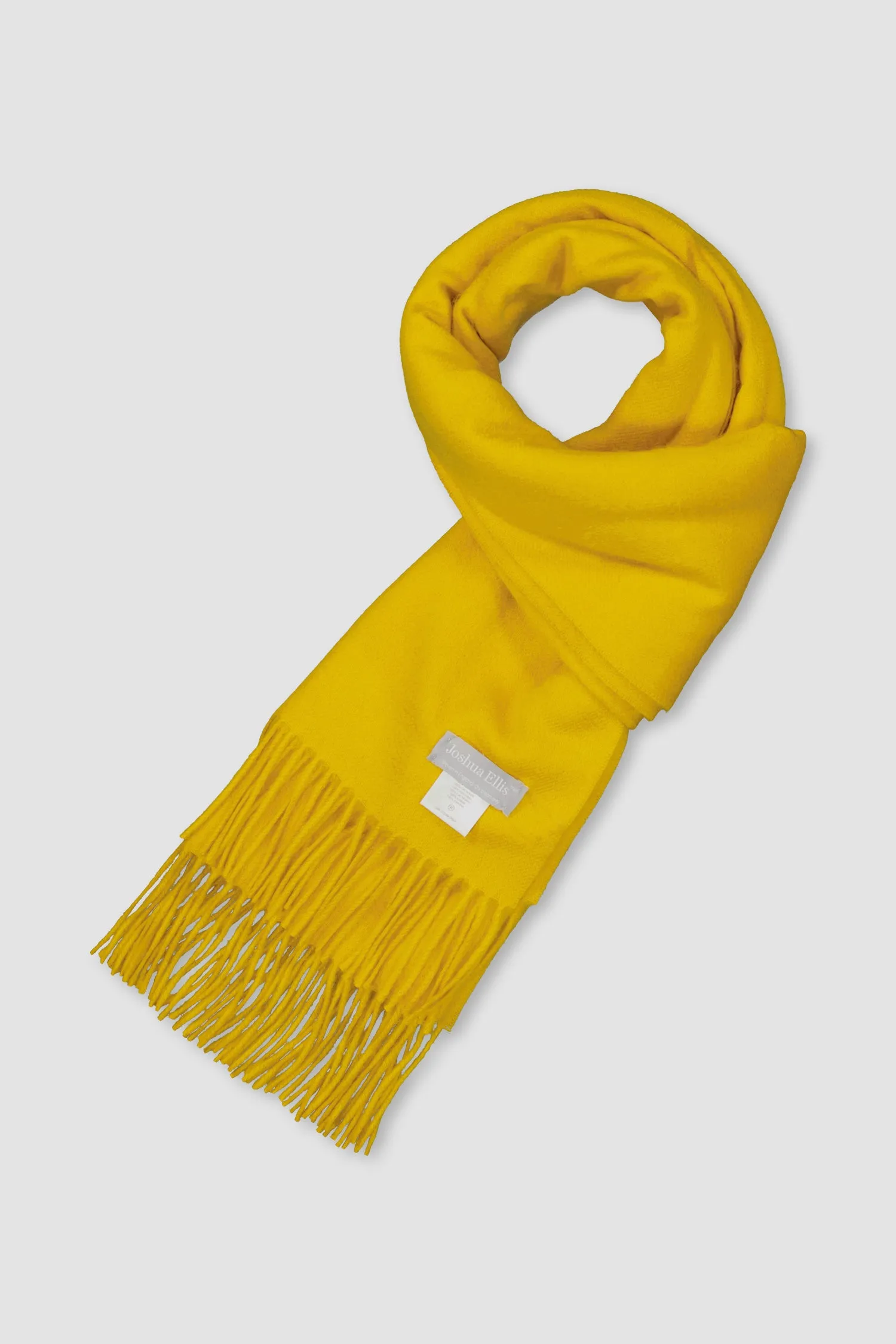 Joshua Ellis Yellow Classic Ripple Stole