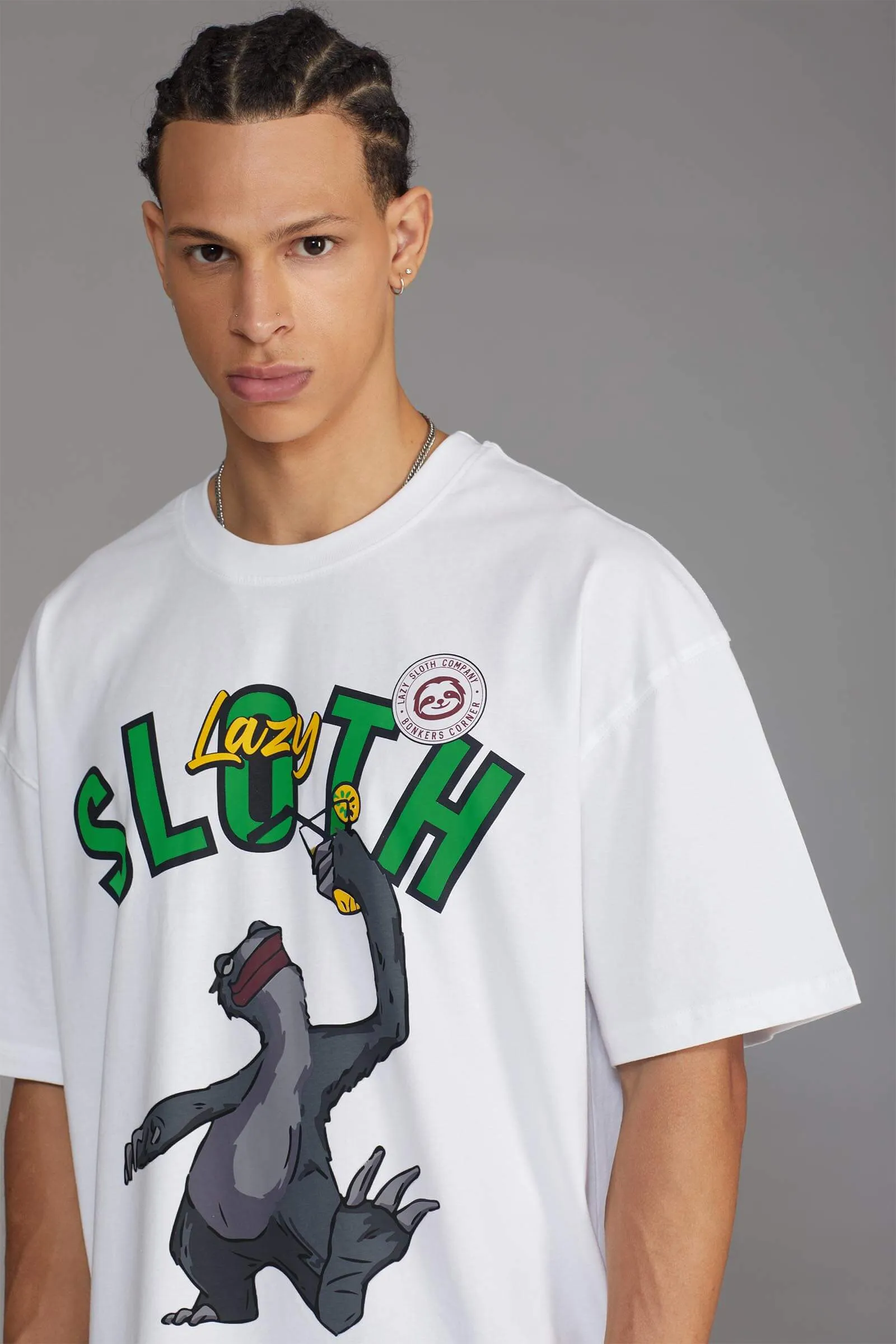 Lazy Sloth Oversized Tshirt