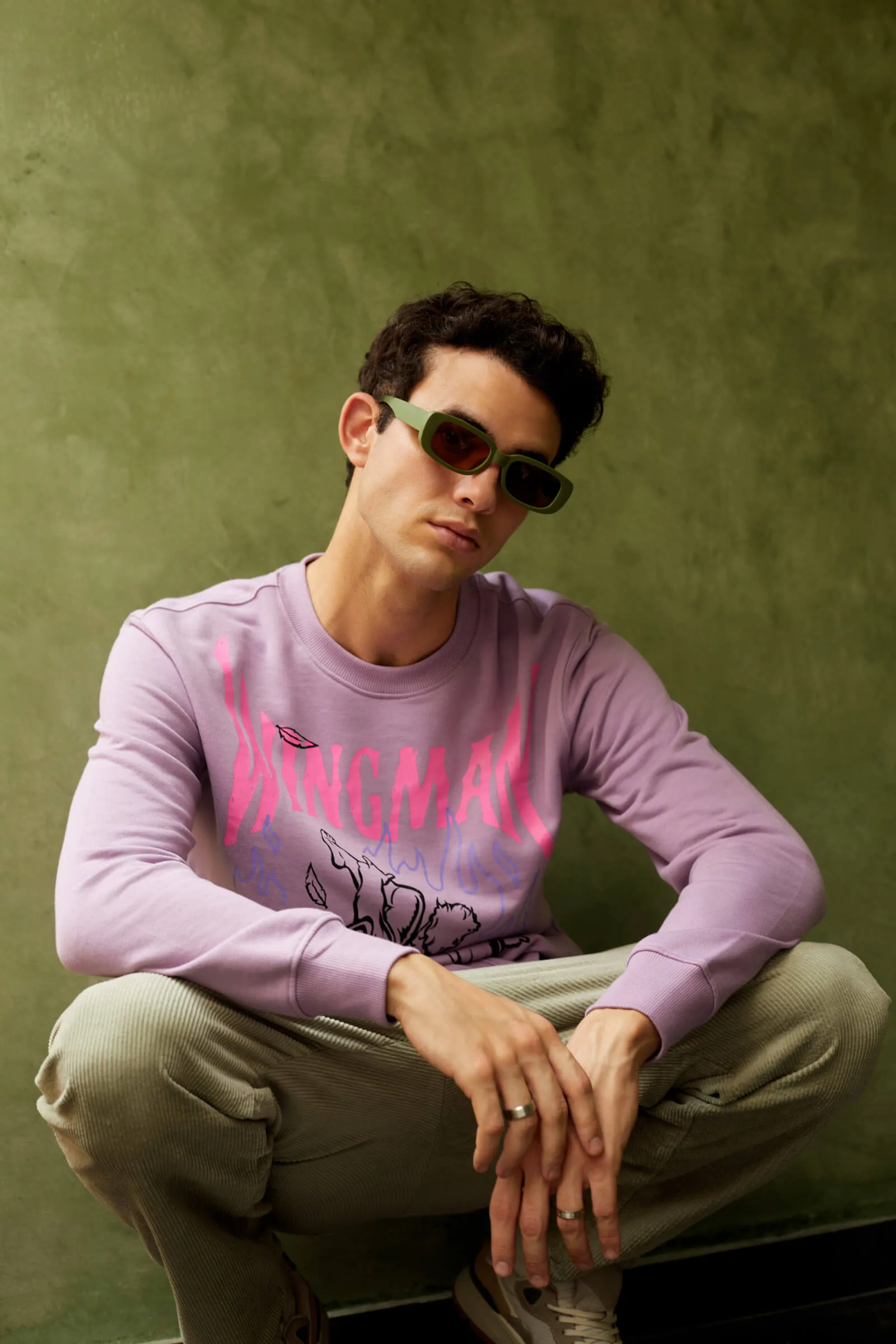 Lilac Wingman Sweatshirt