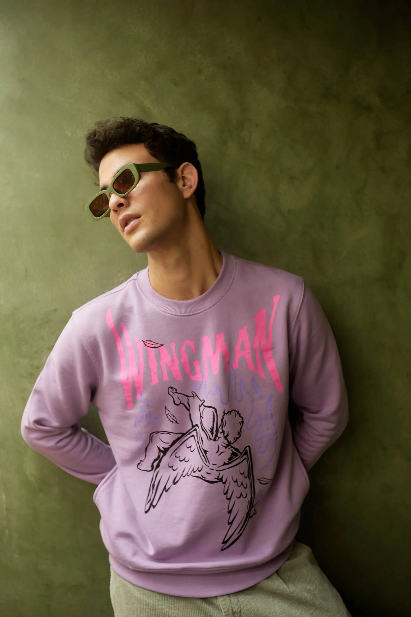 Lilac Wingman Sweatshirt