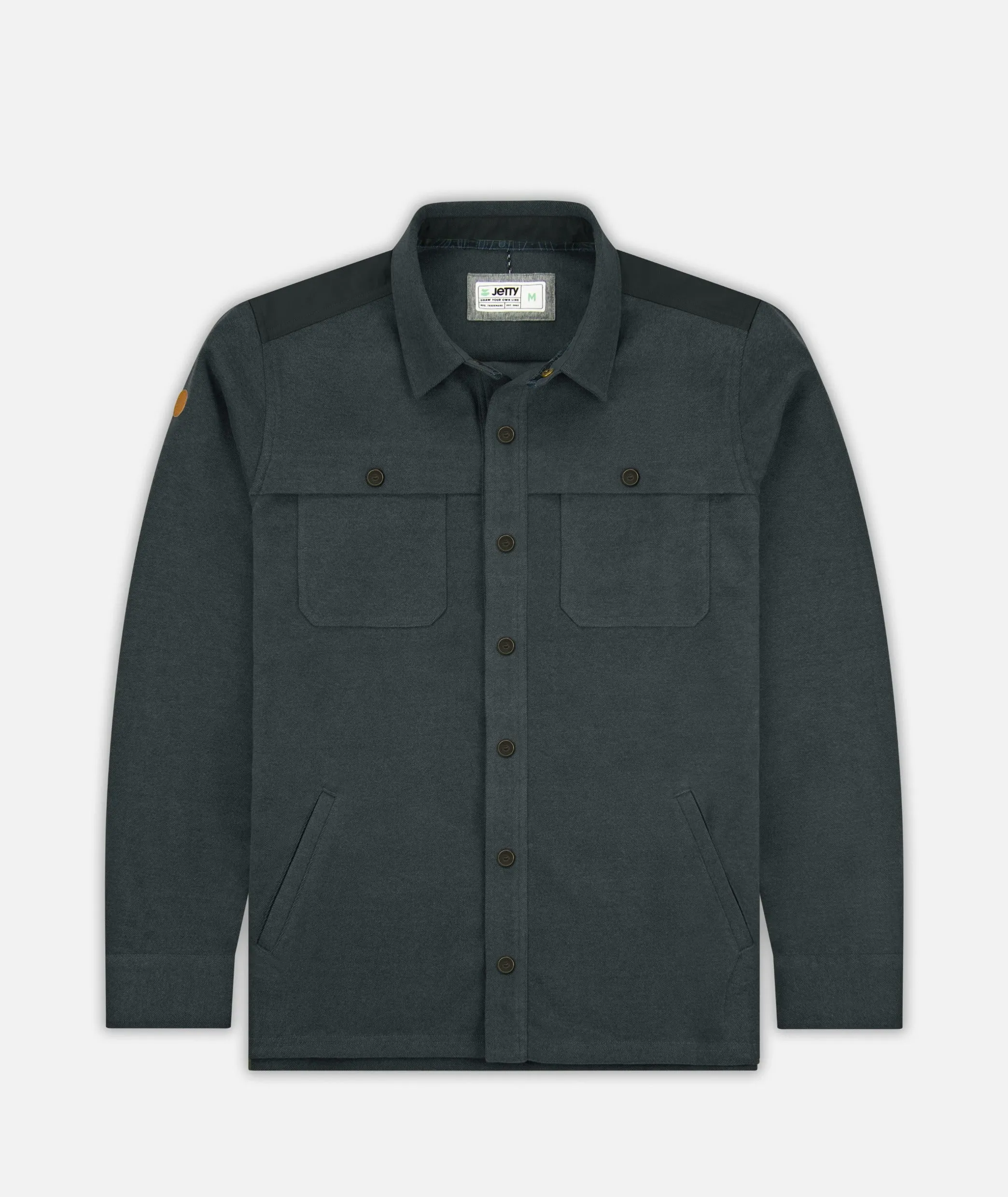 Charcoal Maverick Jacshirt - Stylish Mens Charcoal Jacket