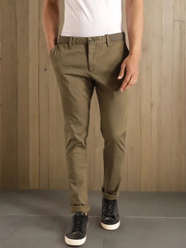 Men Brooklyn Fit Cotton Stretch Trouser