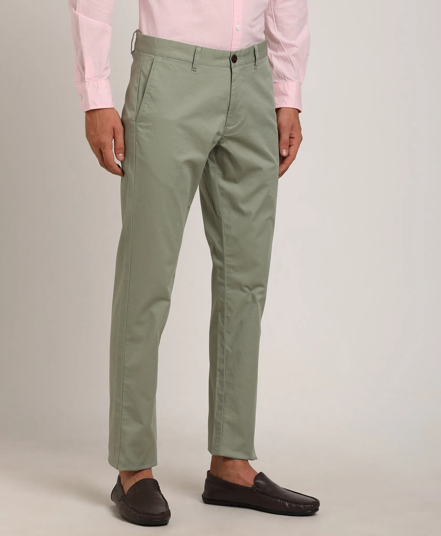 Men Brooklyn Fit Cotton Stretch Trouser