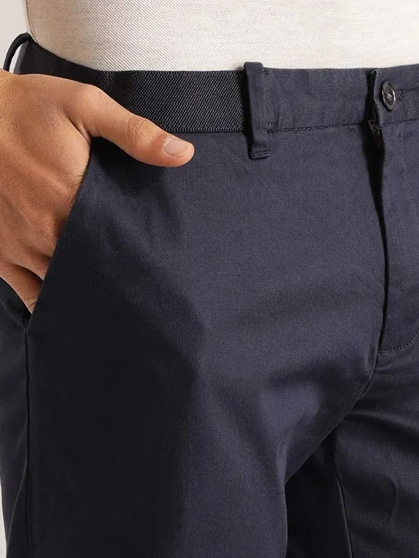 Men Brooklyn Fit Cotton Stretch Trouser