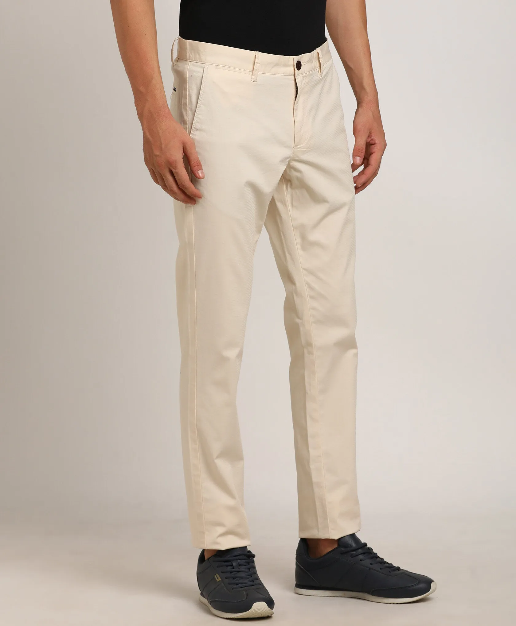 Men Brooklyn Fit Cotton Stretch Trouser