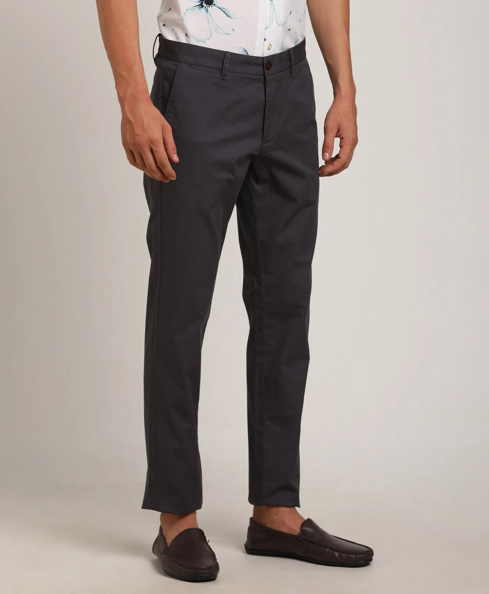 Men Brooklyn Fit Cotton Stretch Trouser