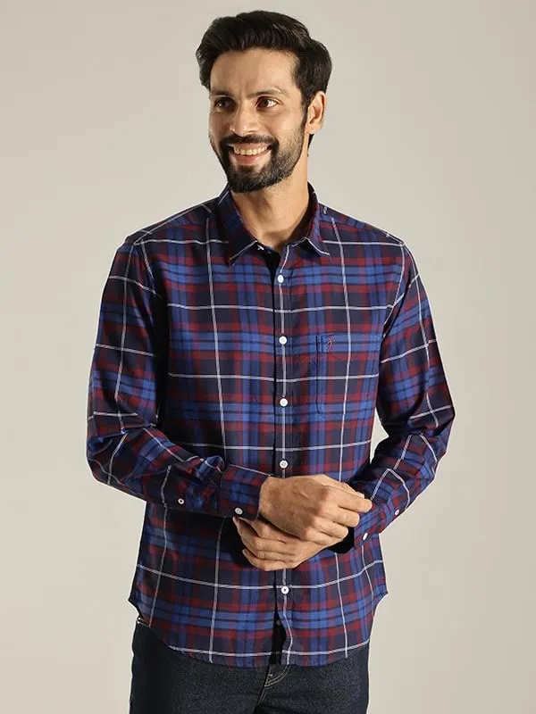 Men Checked Full Sleeve Cotton Shirt