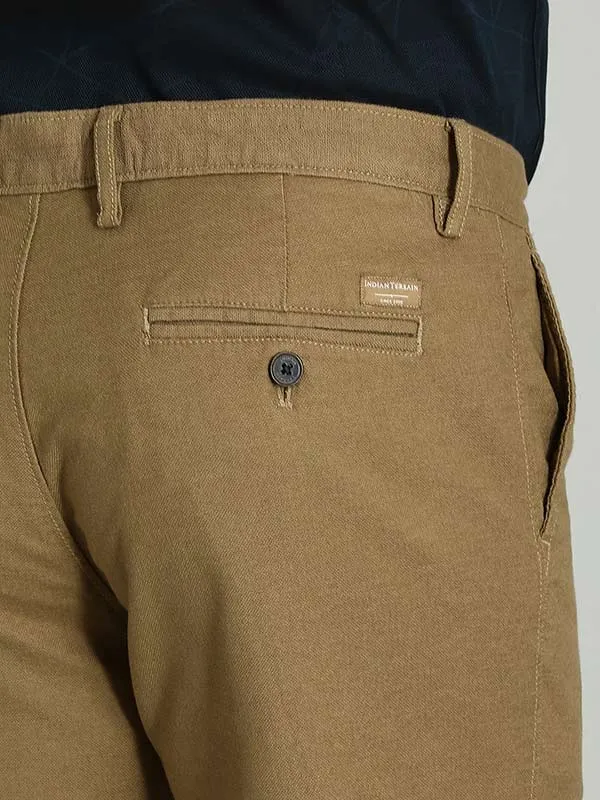 Men Kansas Fit Cotton Stretch Trouser