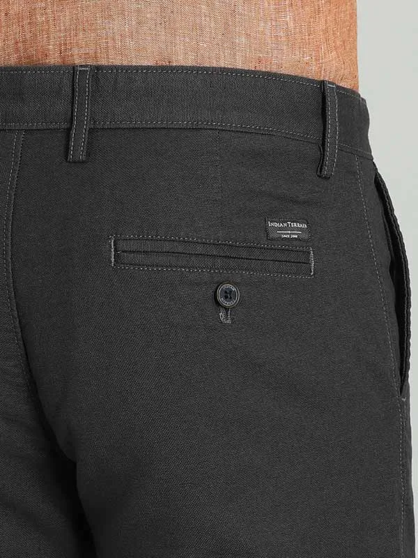 Men Kansas Fit Cotton Stretch Trouser