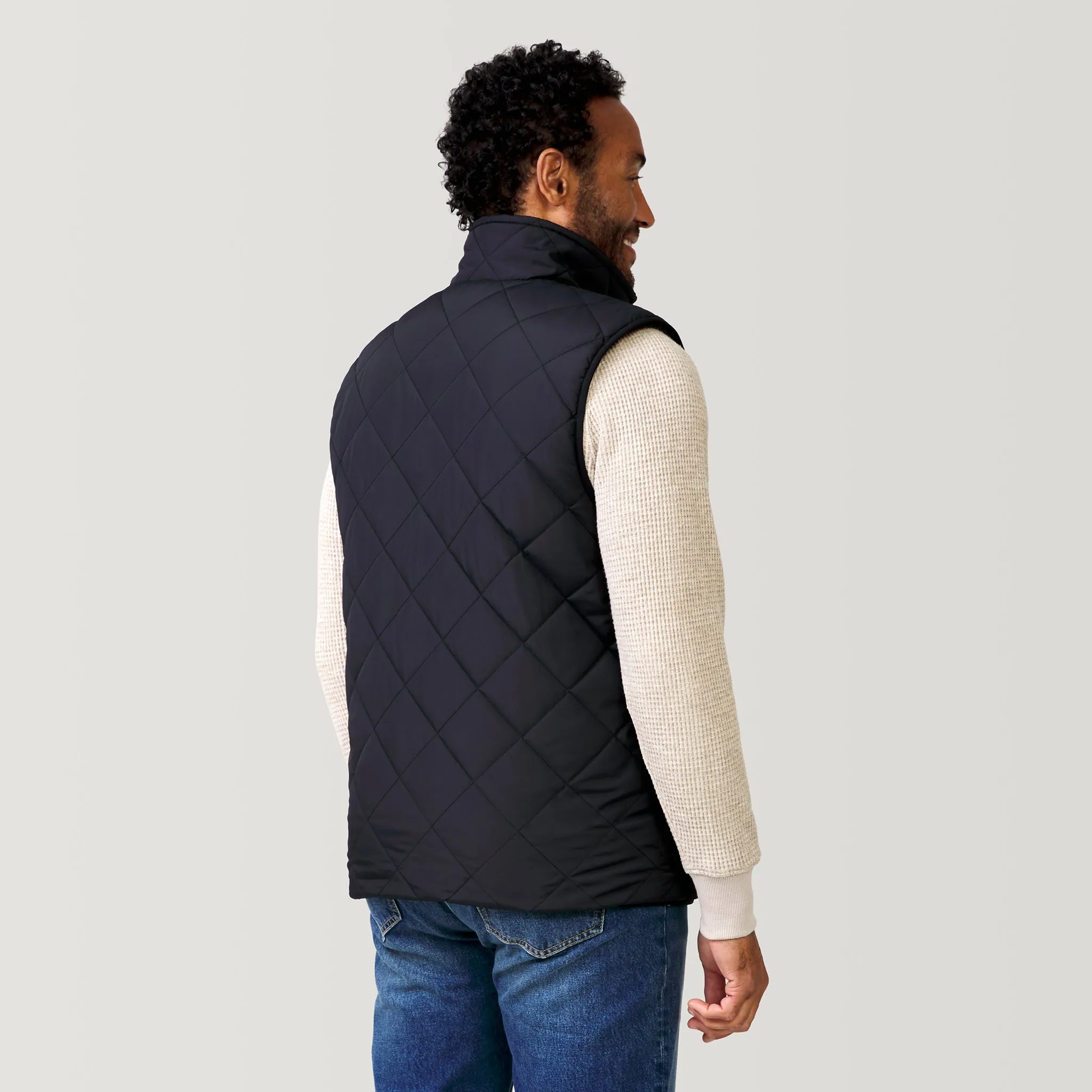 Men's Atlas Quilted Reversible Sherpa Vest