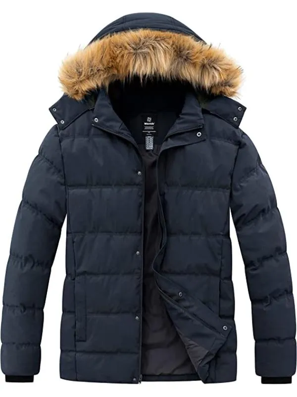 Men's Big & Tall Warm Winter Coat Plus Size Puffer Jacket