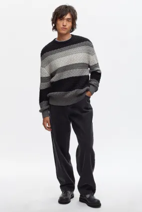 Men's Namat Sweater in Black Melange