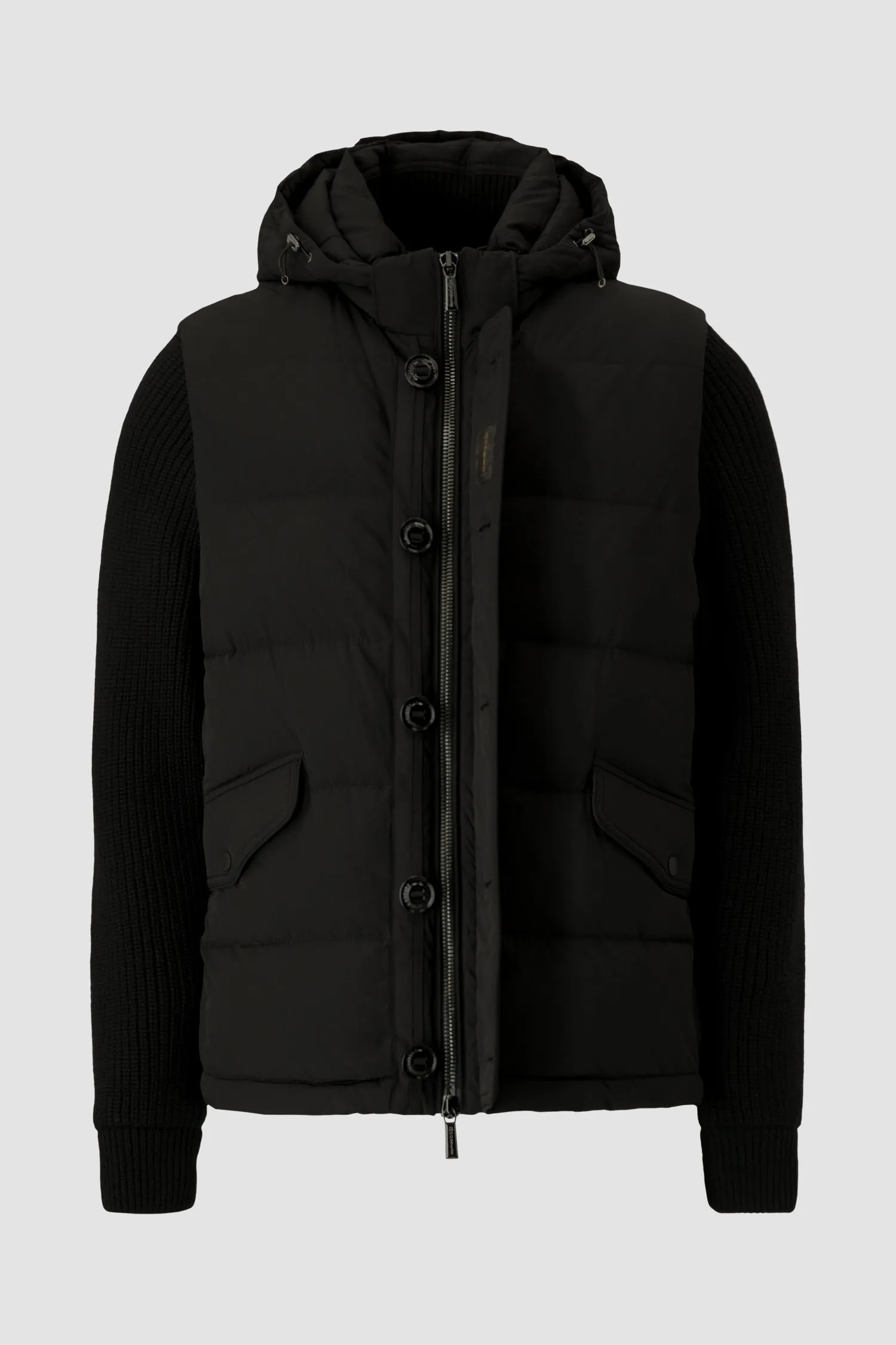 Moorer Black/Nero Detachable Sleeve FOSCOLO-KNM Jacket