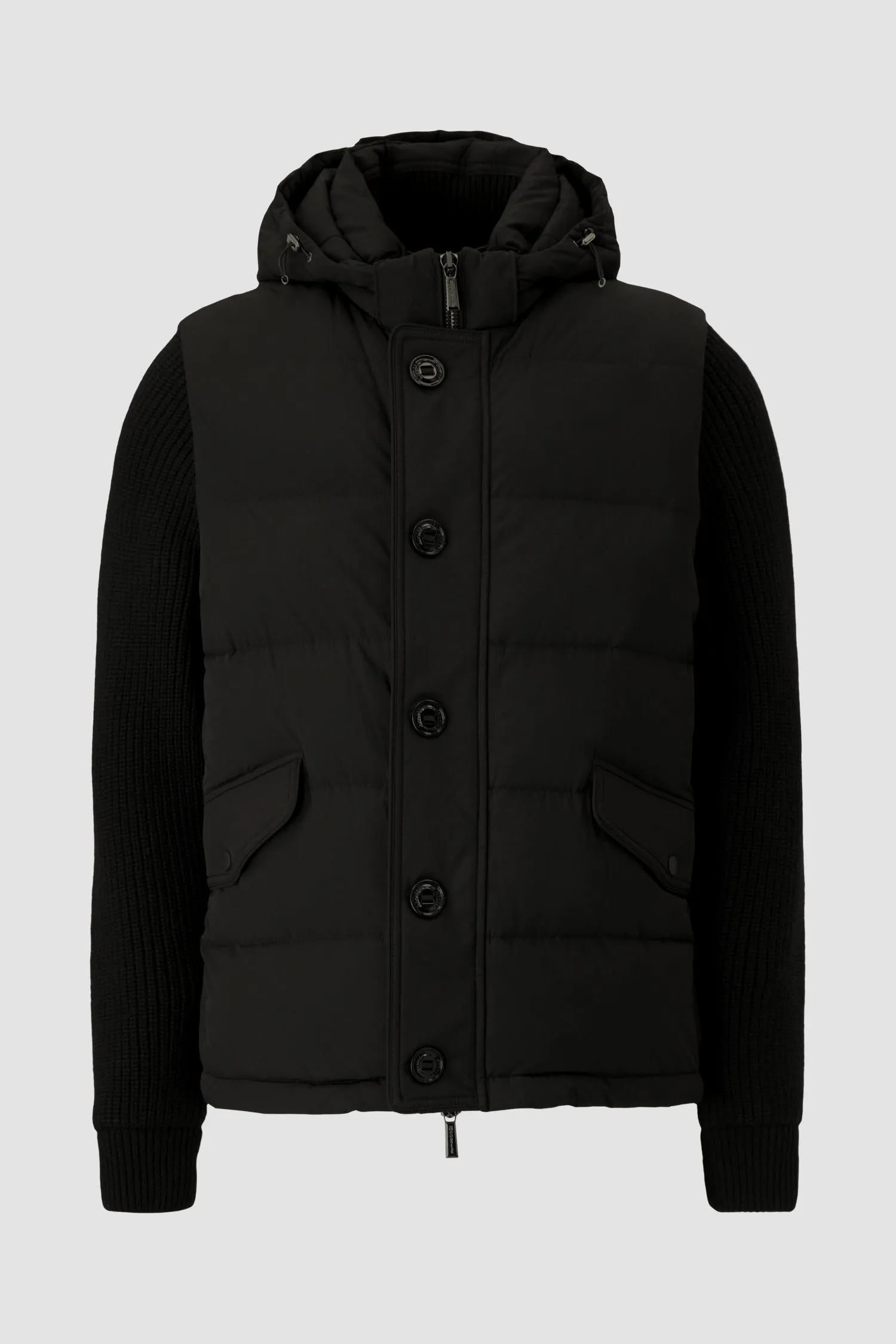 Moorer Black/Nero Detachable Sleeve FOSCOLO-KNM Jacket