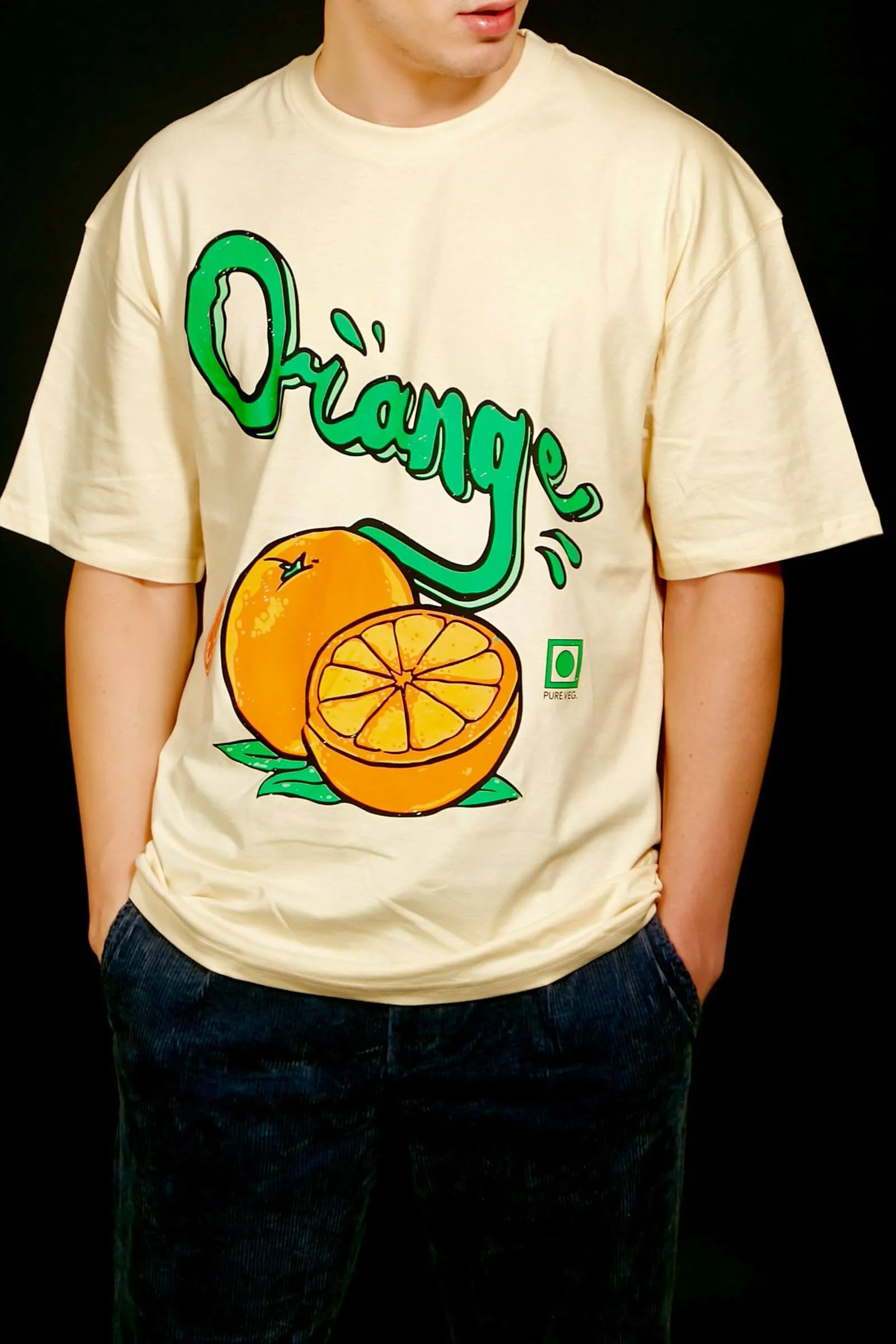 Orange Oversized T-shirt