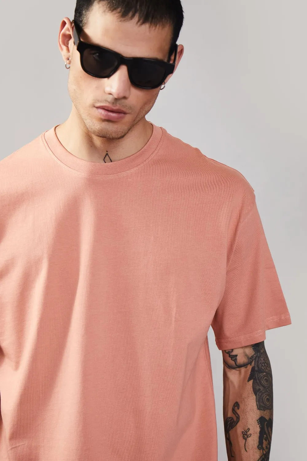 Peach Heavyweight Oversized T-shirt