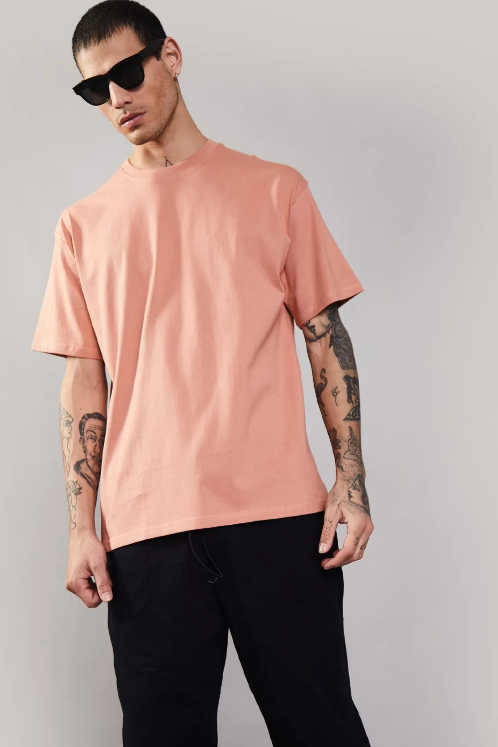 Peach Heavyweight Oversized T-shirt