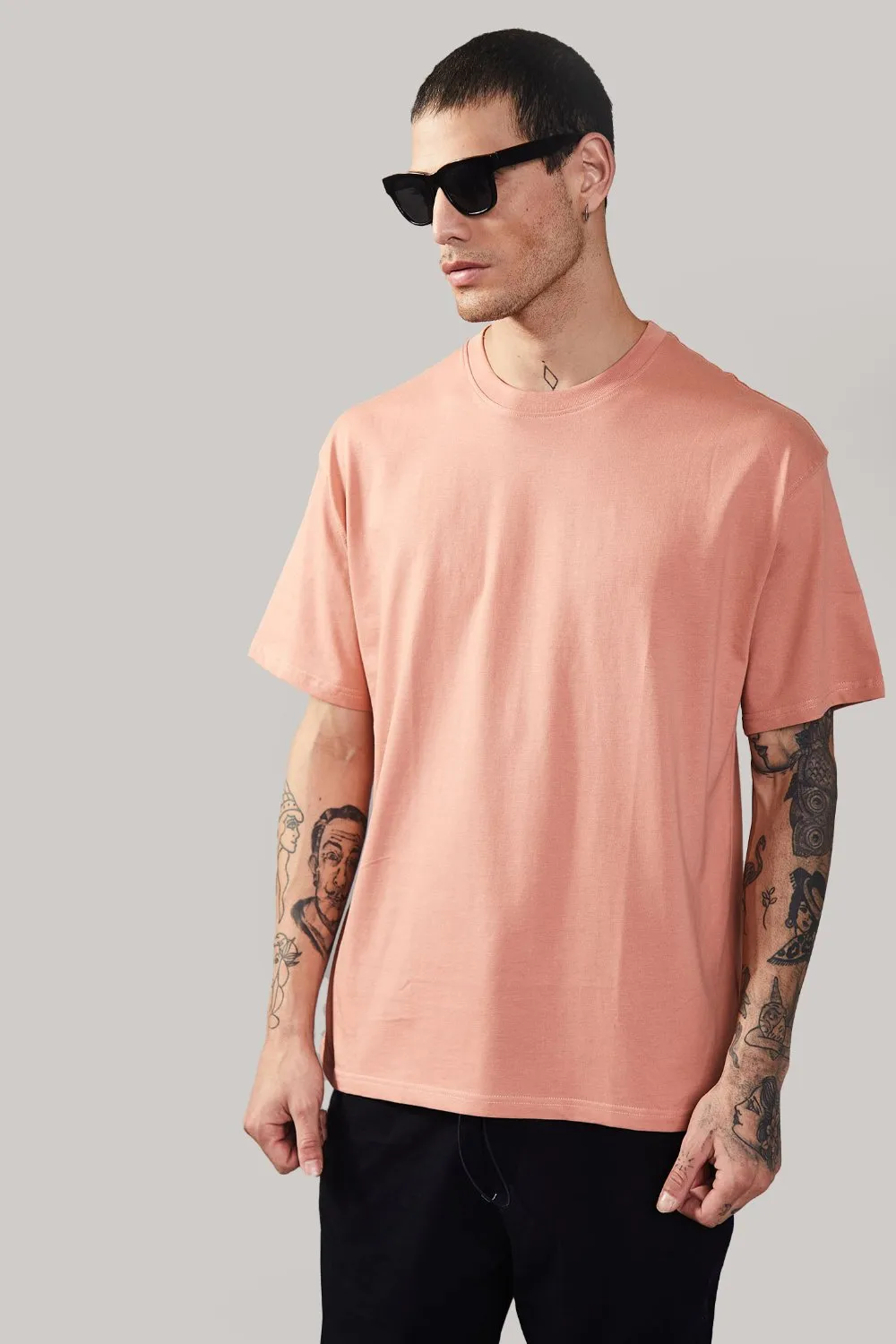 Peach Heavyweight Oversized T-shirt