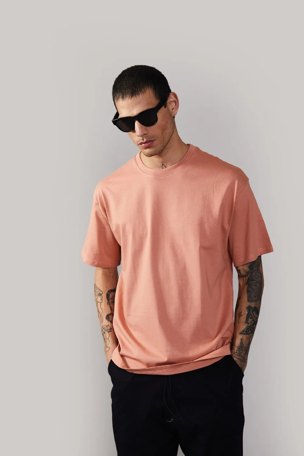 Peach Heavyweight Oversized T-shirt