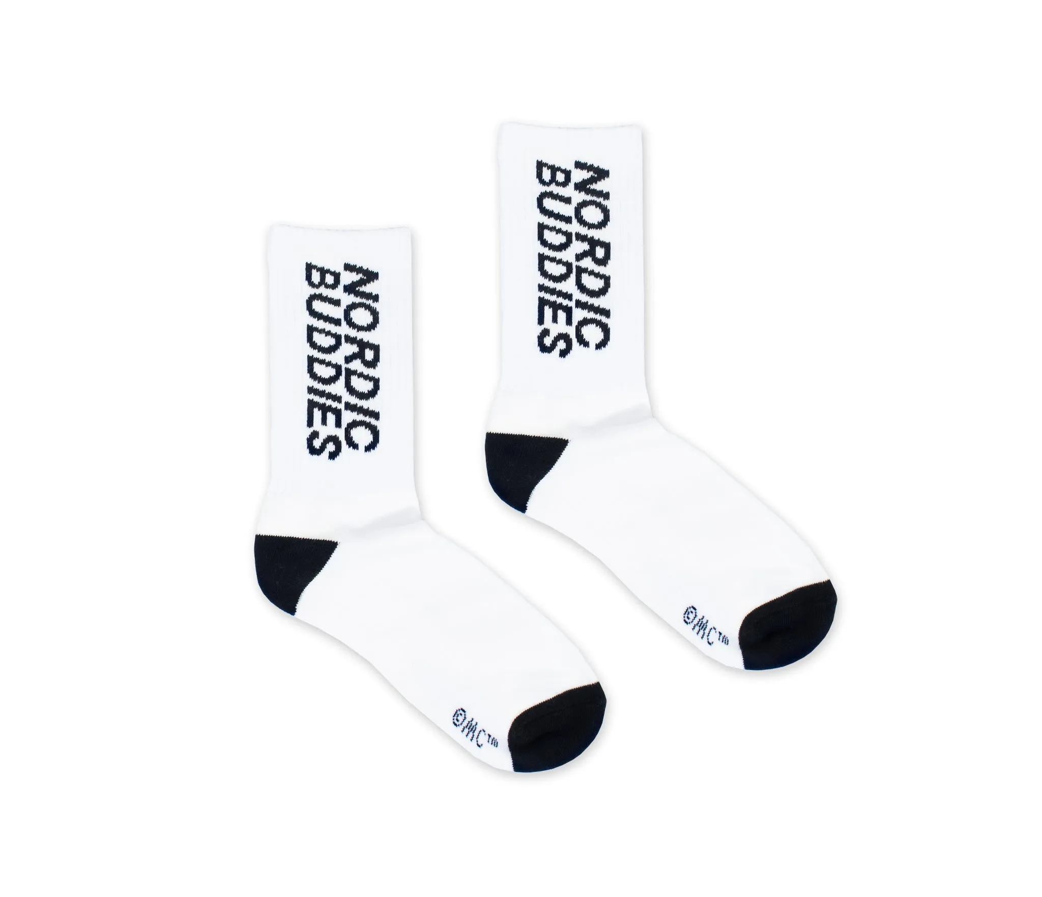 Stinky's Getaway Retro Men Socks - White