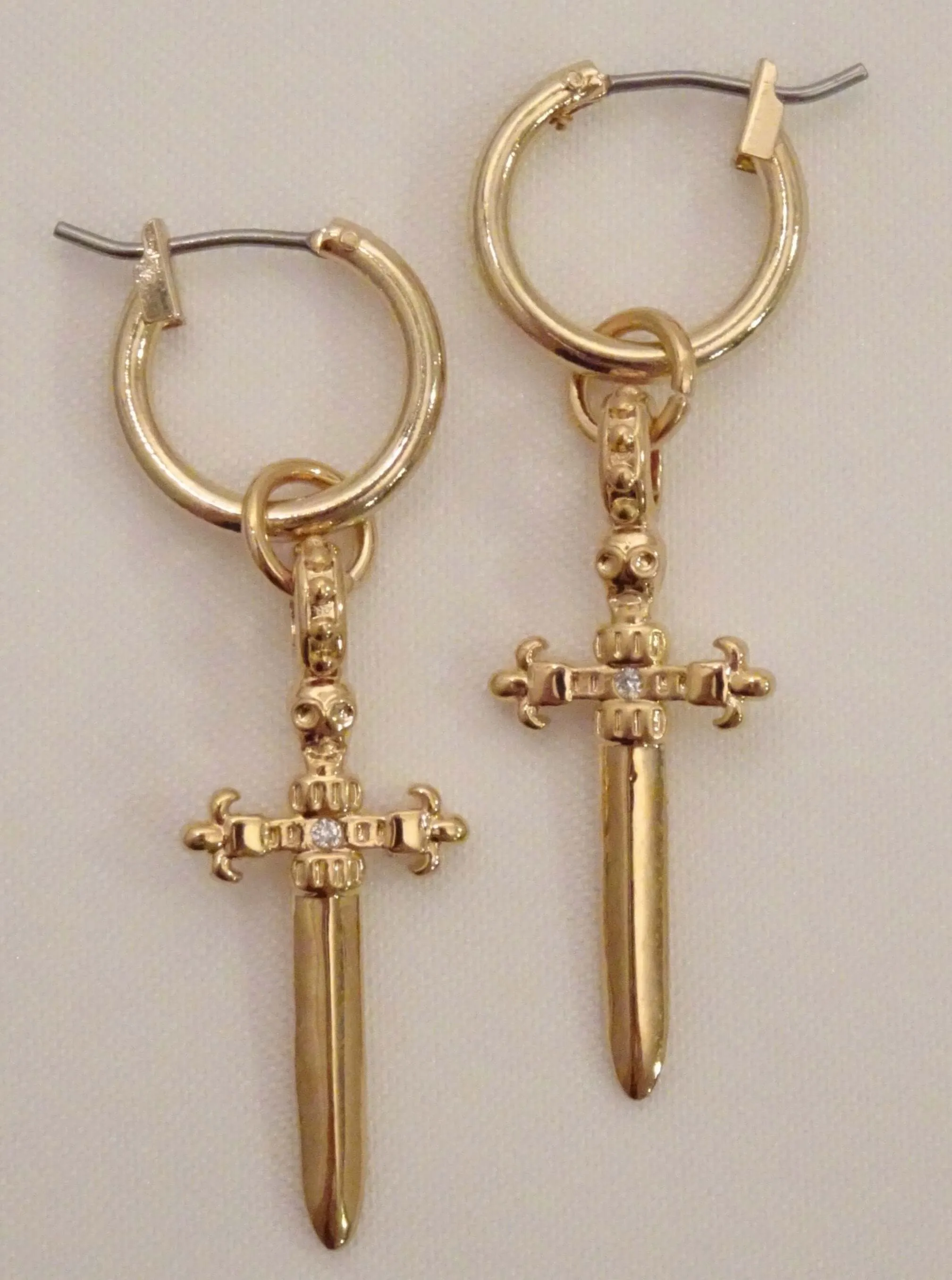 The Dagger Earrings - Gold