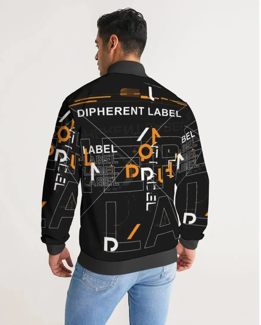 Typography French Terry Track Jacket