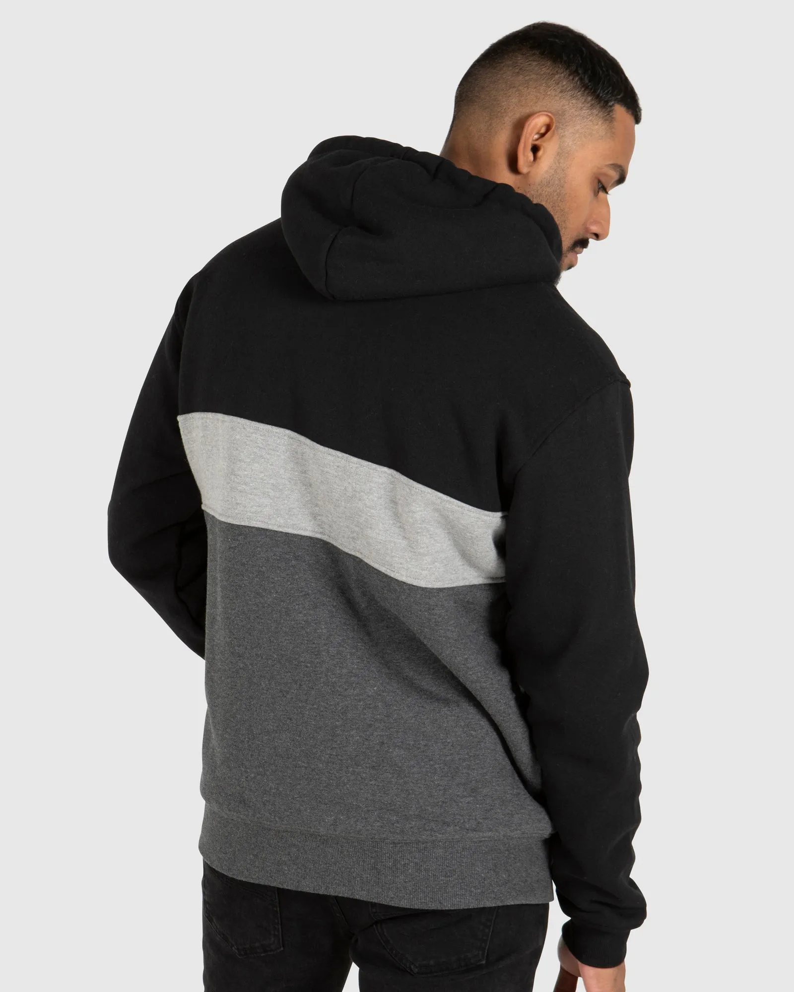 UNIT Mens Unite Zip Thru Hoodie - Sherpa Lined